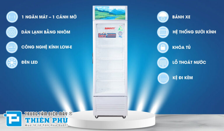 5 lý do nhất định phải sở hữu chiếc tủ mát Sanaky 1 cánh 240 lít VH-308KL