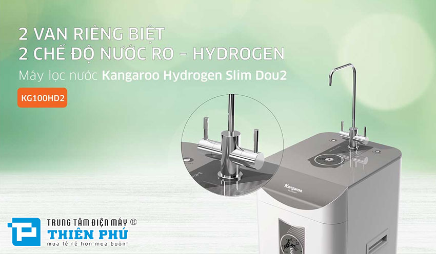 Máy Lọc Nước Kangaroo Hydrogen Slim Duo 2 KG100HD2