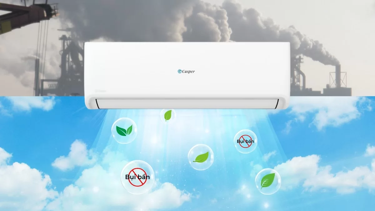 Review từ A-Z điều hòa Casper GC-12IS35 dùng cho phòng có diện tích từ 15-20 m2