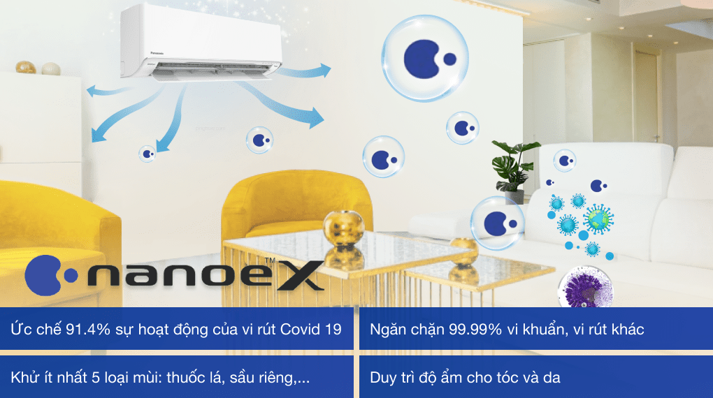 Mẫu điều hòa Panasonic bảo vệ sức khỏe tốt nhất năm 2023