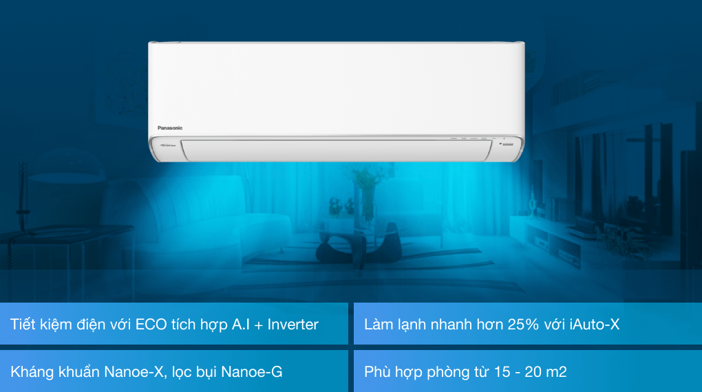 Panasonic CU/CS-XZ12ZKH-8: Điều hòa 2 chiều đáng đầu tư