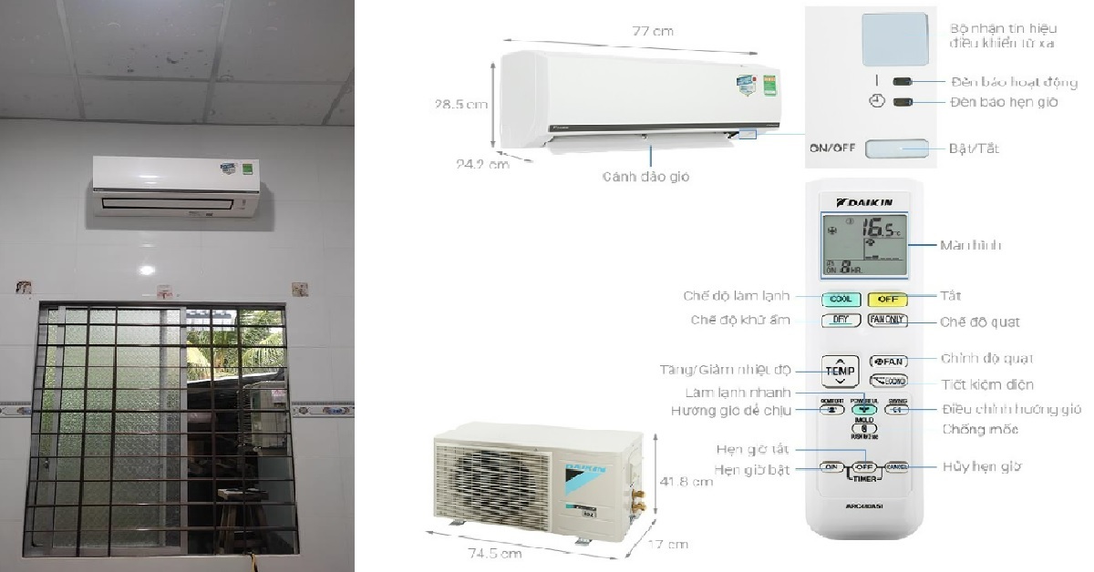 Tiết lộ 3 chiếc điều hòa Daikin 9000btu được ưa chuộng nhất khi dùng cho phòng ngủ