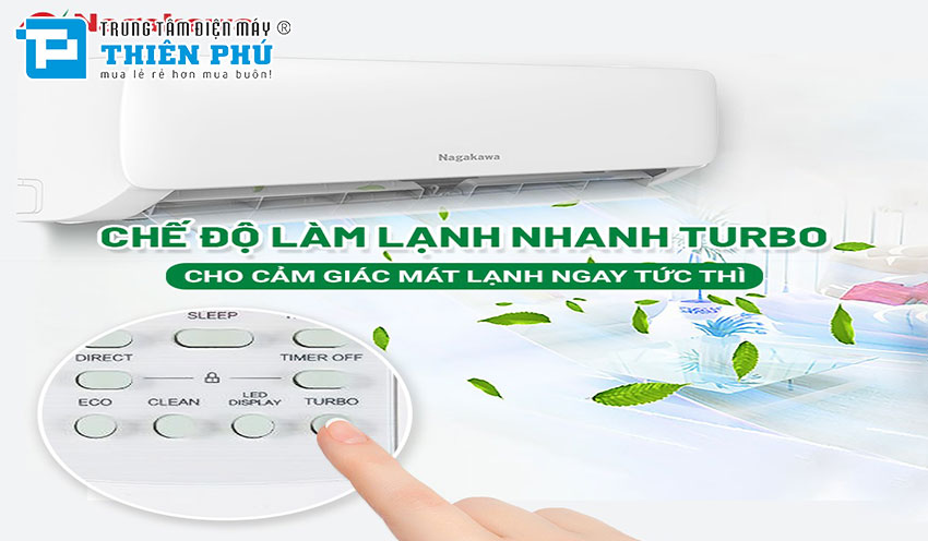 Khám phá điều hòa Nagakawa 1 chiều 9000BTU NIS-C09R2H11 model 2023