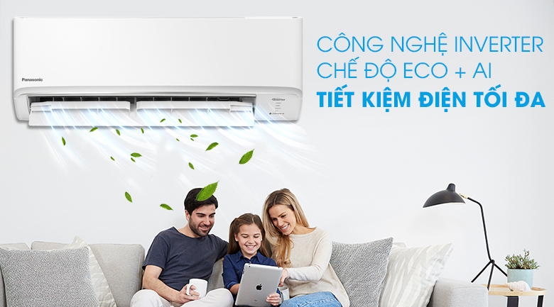 Kết hợp công nghệ Inverter và chế độ Eco tích hợp A.I