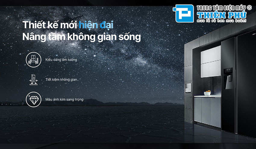 Tư vấn, đánh giá tủ lạnh Aqua Inverter 570 lít AQR-SA541XA(FB)