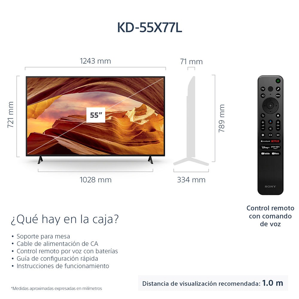 Tivi Sony 4K 55 Inch KD-55X77L - Trải nghiệm tuyệt vời của công nghệ hình ảnh 4K