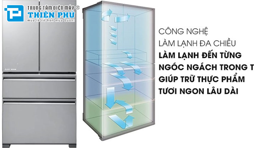 5 ưu điểm của tủ lạnh Mitsubishi Electric MR-LX68EM-GSL-V