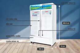 Tủ mát Sanaky 1000 lít 2 cánh VH-1209HP3: Sự lựa chọn tốt cho không gian lớn