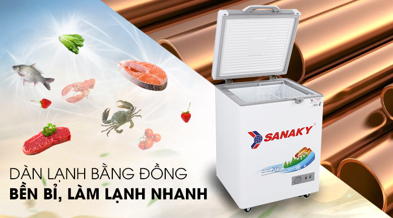 Hướng dẫn cách vệ sinh tủ đông Sanaky 100 lít VH-1599HY chi tiết tại nhà