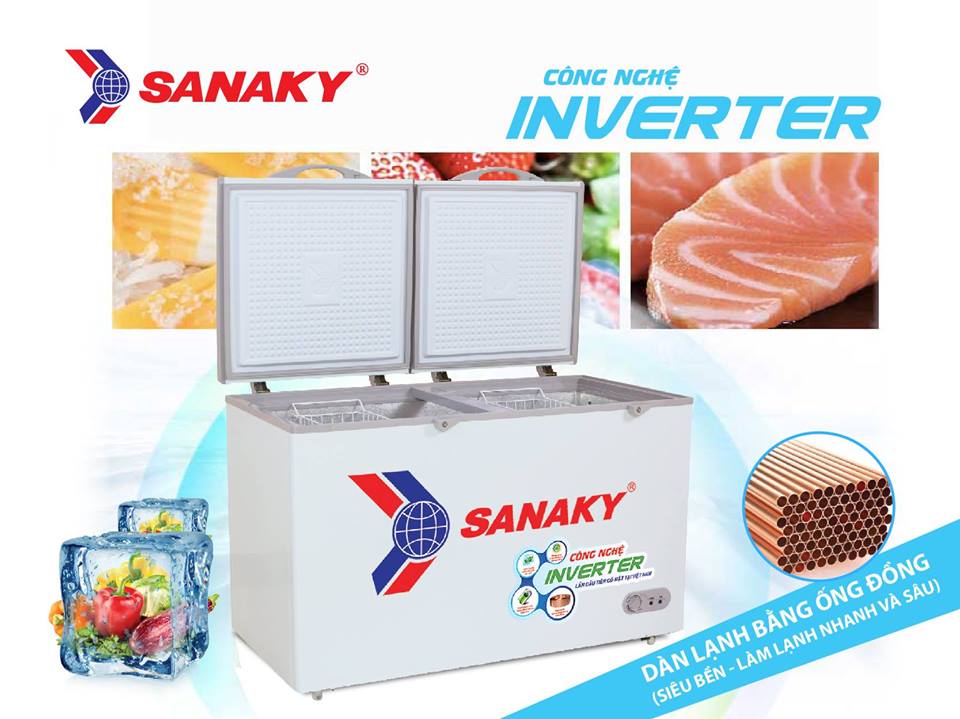 Chia sẻ về 5 ưu điểm nổi bật của tủ đông Sanaky Inverter VH-2599W3