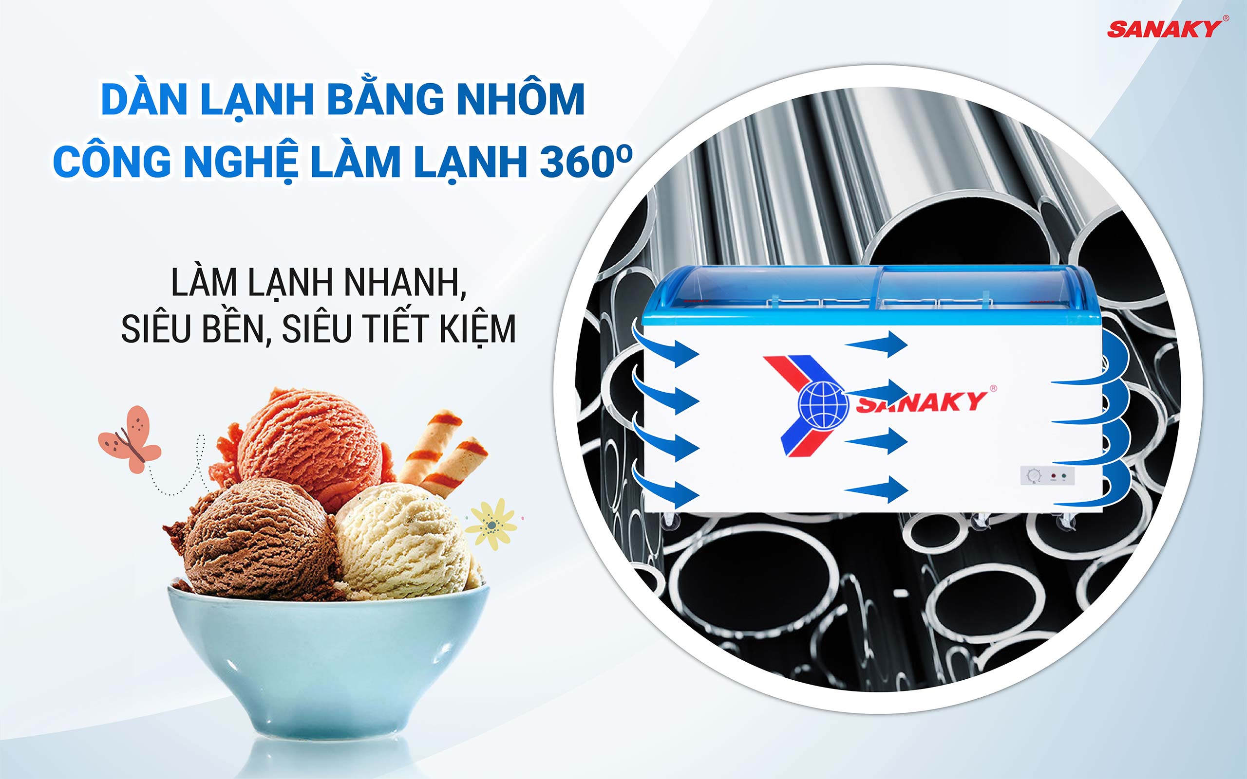 Top 3 mẫu tủ đông Sanaky bán chạy nhất tháng 3/2024