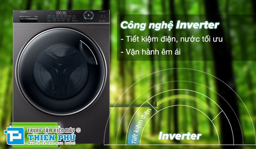 Máy giặt Aqua Inverter 15 Kg AQD-A1500H.PS có những tính năng nổi bật nào?