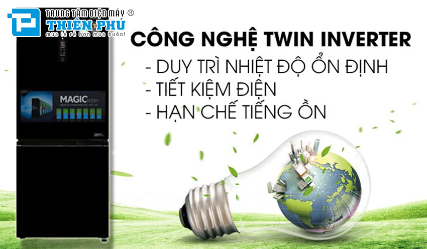 Đánh giá ưu nhược điểm tủ lạnh Aqua Inverter 283 lít AQR-I298EB(BS)