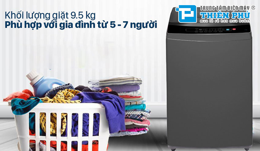 Máy giặt Funiki 9,5kg HWM T695ABG có tốt không, giá bao nhiêu?