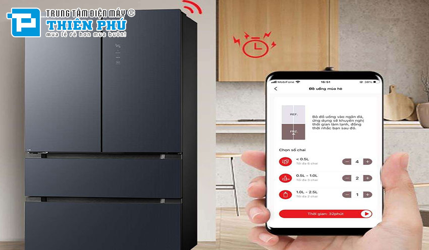 Tủ Lạnh Toshiba Side By Side GR-RF669WI-PGV(A9)-BG: Hiện đại và tiện ích