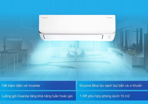 Điều hòa Daikin FTHF25XVMV/RHF25XVMV có gì đặc biệt