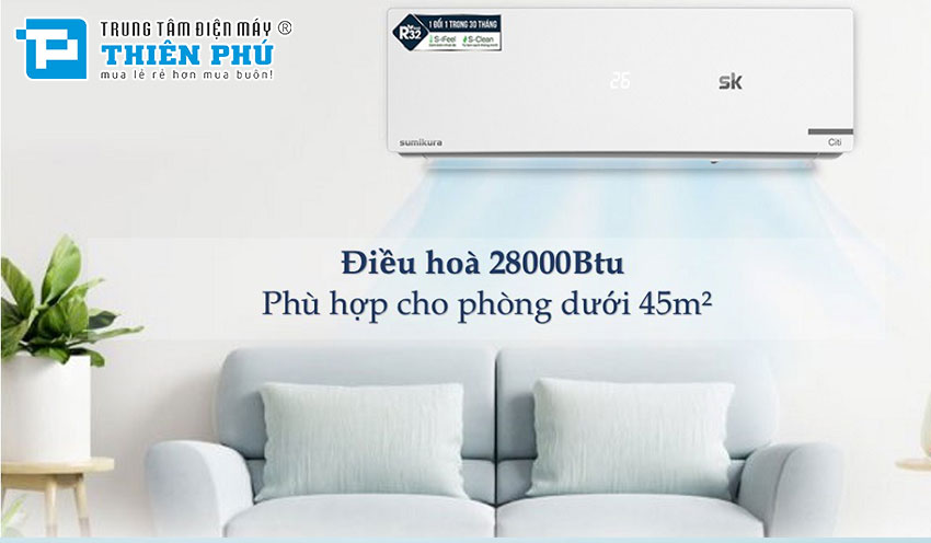 Điều hòa Sumikura 2 chiều 28000BTU APS/APO-H280 có tốt không, có đáng để mua không?