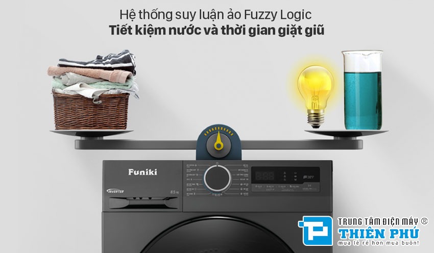 Máy giặt Funiki Inverter 8,5Kg HWM F885ADG có đặc điểm gì nổi bật?