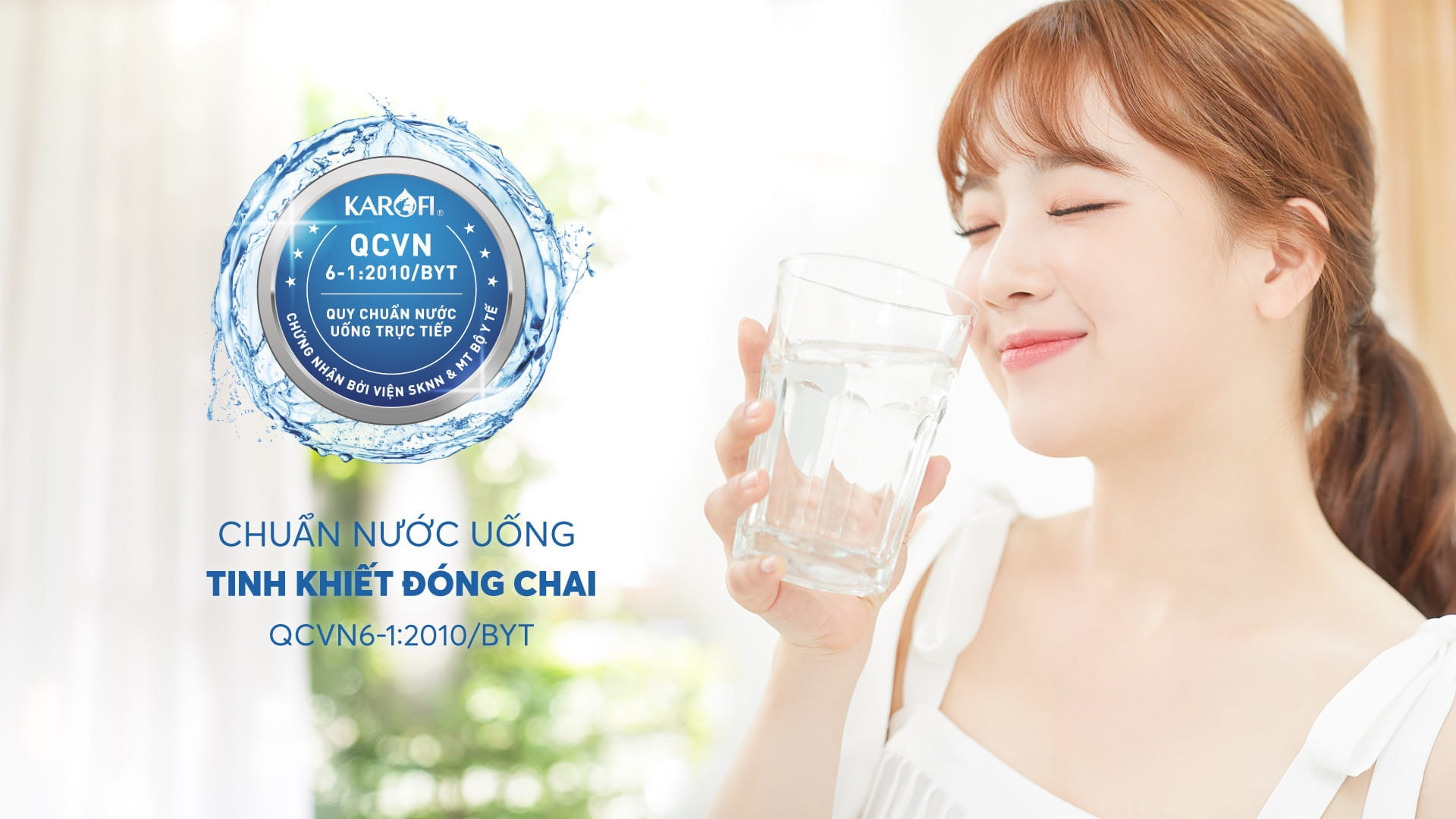 Nước sau lọc đạt tiêu chuẩn nước uống quốc gia