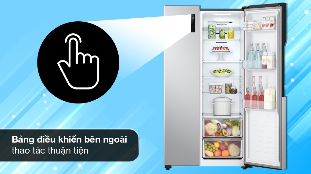 Tủ lạnh LG GR-B256JDS: Tận hưởng sự tiện nghi và bảo quản thực phẩm tối ưu