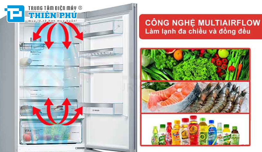 Đánh giá chi tiết về tủ lạnh Bosch 559 lít KGN56LB40O có đặc điểm gì nổi bật