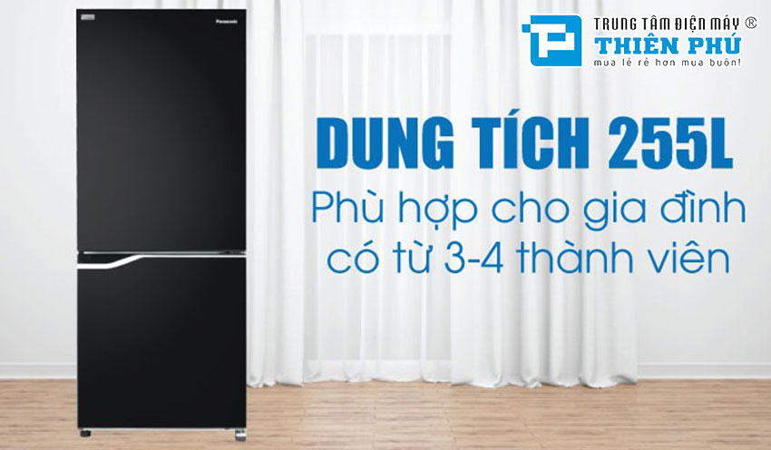 Tủ lạnh Panasonic Inverter NR-SV280BPKV: Hiện đại, sang trọng phù hợp với mọi gia đình