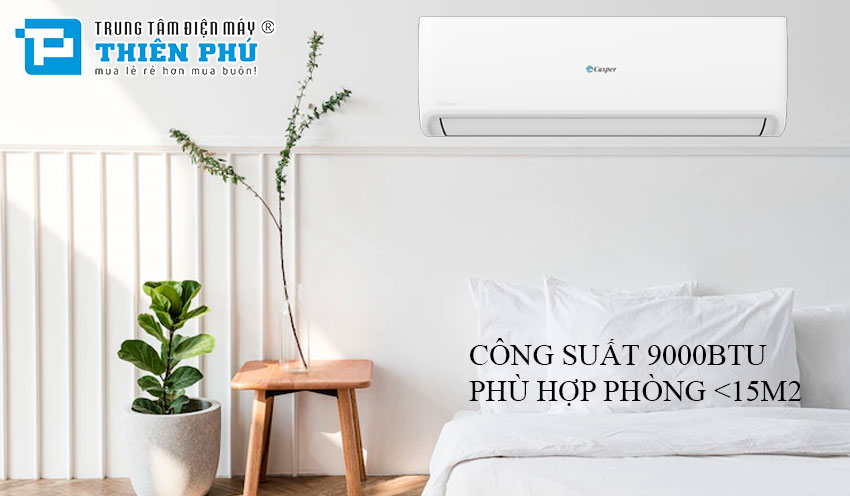 4 điểm cộng trên dòng điều hòa Casper SC-09FS33 giá rẻ chỉ 4.790.000₫