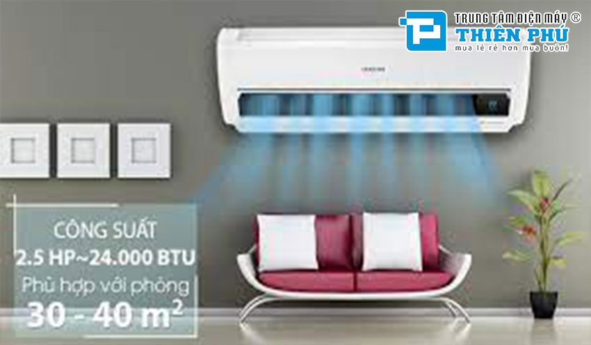 Điều hòa Samsung AR24ASHZAWKNSV dùng cho phòng rộng bao nhiêu? Có những công nghệ nào?