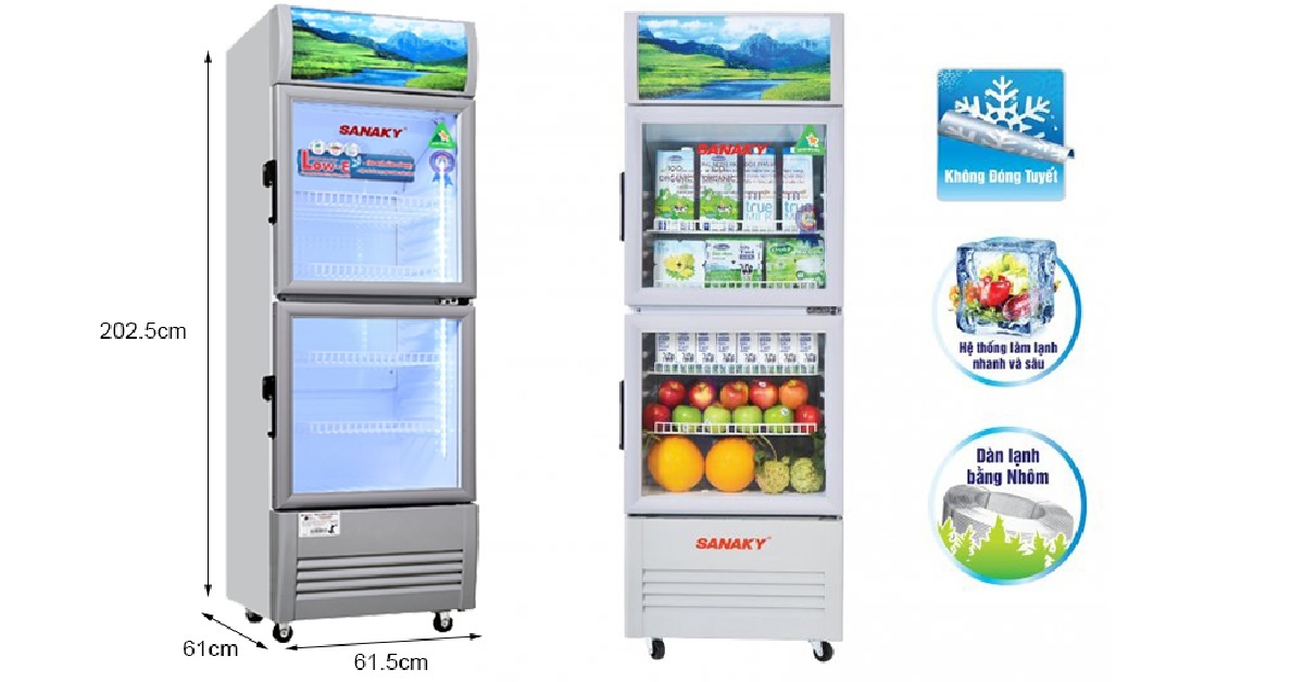 Hướng dẫn bạn sử dụng và vệ sinh tủ mát Sanaky 1 cánh VH-408KL sao cho đúng cách