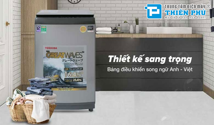 Máy giặt Toshiba Inverter 12Kg AW-DUK1300KV(SG): Hiệu suất vượt trội cho cuộc sống tiện nghi