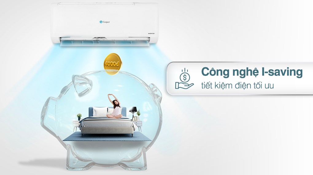 Điều hòa Casper 12000btu GC-12IS35 có tiết kiệm điện không? Dùng thế nào để tiết kiệm nhất