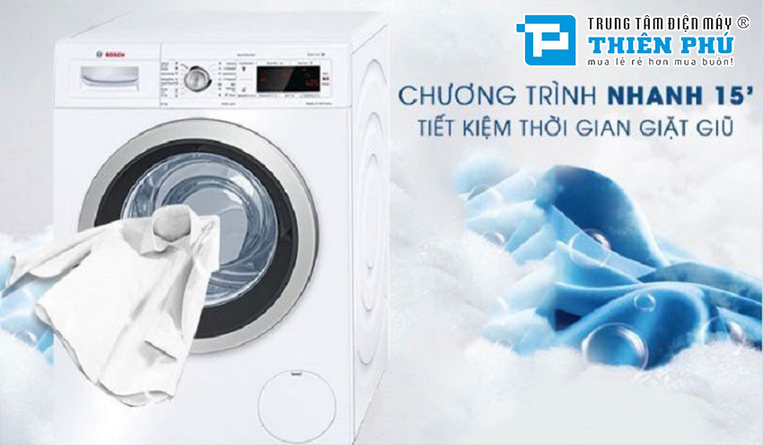 Cần cân nhắc những gì khi chọn mua máy giặt Bosch 9Kg WAW28480SG Serie 8