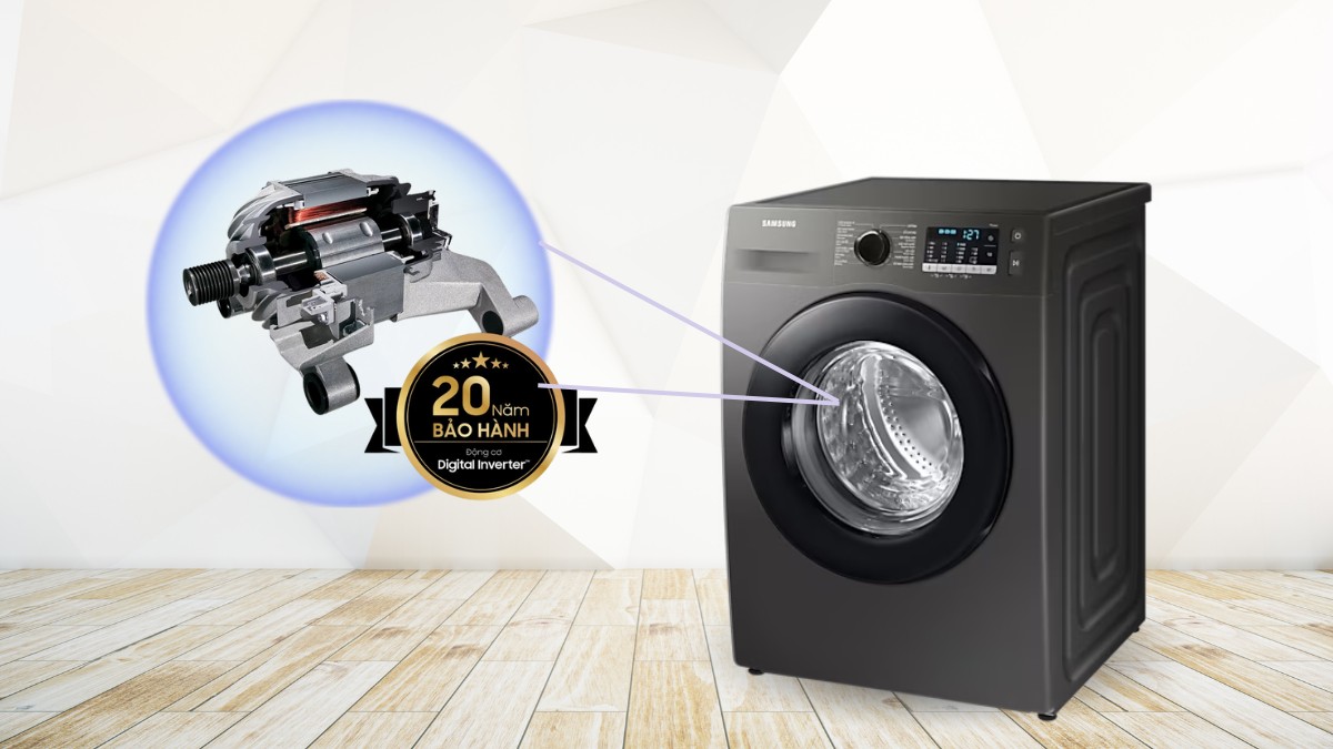 máy giặt Samsung WW95TA046AX/SV 9,5kg