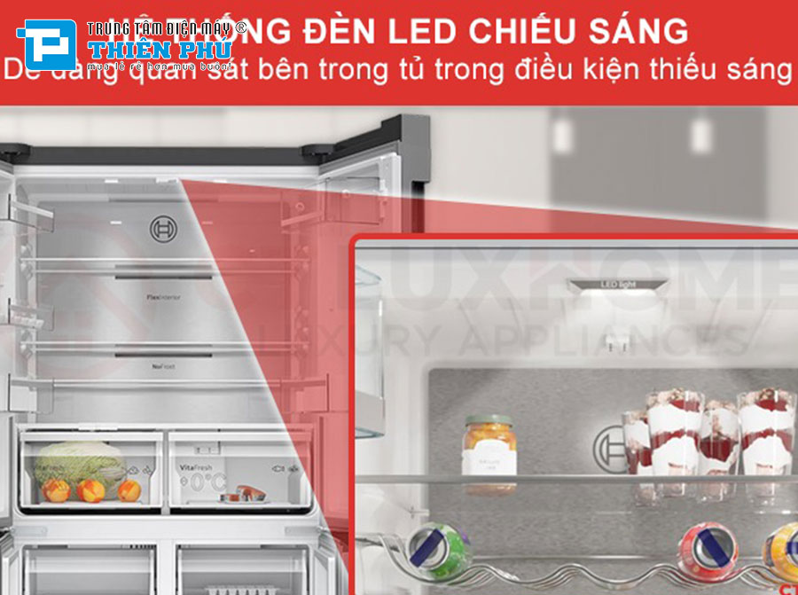 Đánh giá công những nghệ làm lạnh giúp bảo quản thực phẩm của tủ lạnh Bosch