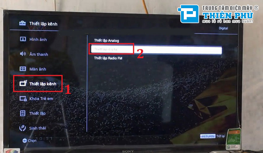 Cách dò kênh hoặc dò lại kênh trên tivi Sony: Hướng dẫn chi tiết