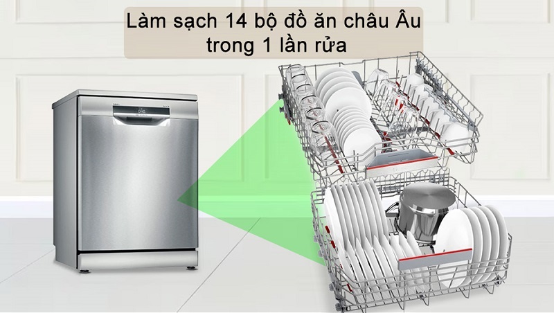 Sắm máy rửa bát Bosch SMS6ZCI08E cuối năm giảm tới 12 triệu?