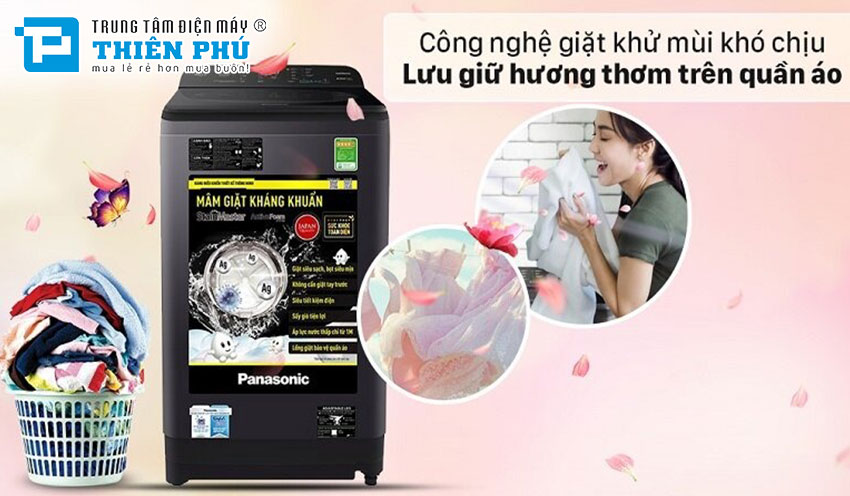 Tận hưởng sự tiện nghi với máy giặt Panasonic 10Kg NA-F100A9DRV