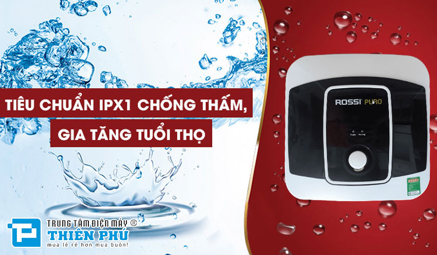 bình nóng lạnh rossi 30 lít