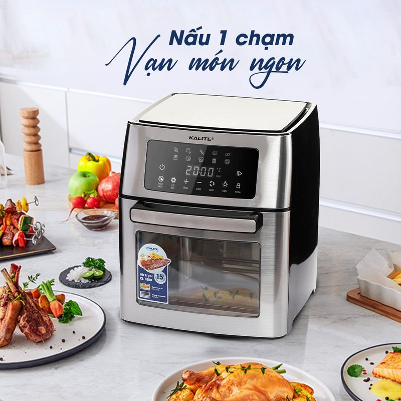 Nồi chiên không dầu Kalite - Đánh bay dầu mỡ, bảo vệ sức khỏe