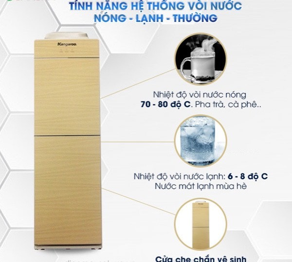 4 lợi ích khi sở hữu cây nước nóng lạnh Kangaroo