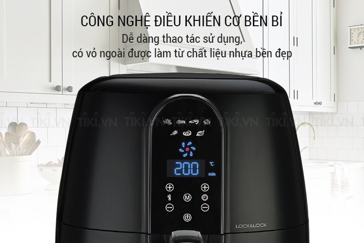 Tại sao nồi chiên không dầu Lock&Lock EJF351BLK lại là sự lựa chọn tốt cho gia đình?