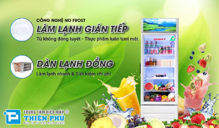 Top 3 tủ mát Sanaky 1 cánh giá rẻ được được tìm kiếm nhiều nhất hiện nay