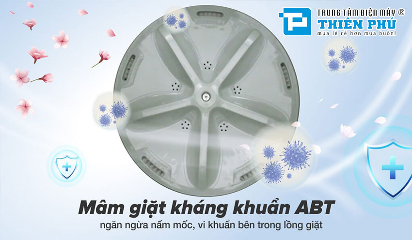 Máy giặt Aqua 8kg AQW-KS80GT.S - Giải pháp hoàn hảo cho việc giặt đồ hàng ngày