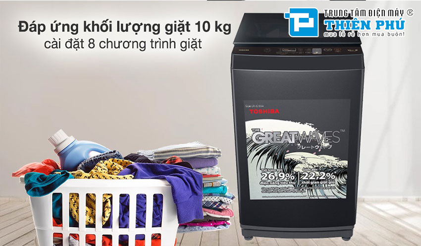 Máy giặt Toshiba 10Kg AW-M1100PV(MK): Giới thiệu sản phẩm và hướng dẫn mua hàng