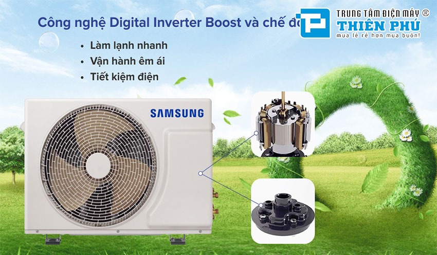 Điều hòa Samsung Inverter 2 chiều AR24ASHZAWKNSV: Giải pháp cho mọi không gian