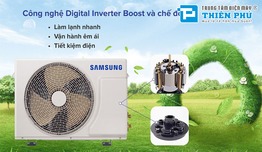 Điều hòa Samsung AR24ASHZAWKNSV dùng cho phòng rộng bao nhiêu? Có những công nghệ nào?