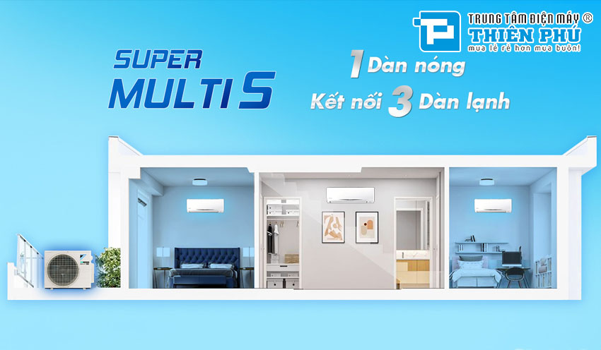 Có nên mua điều hòa multi Daikin 1 nóng 3 lạnh MKC50RVMV không?