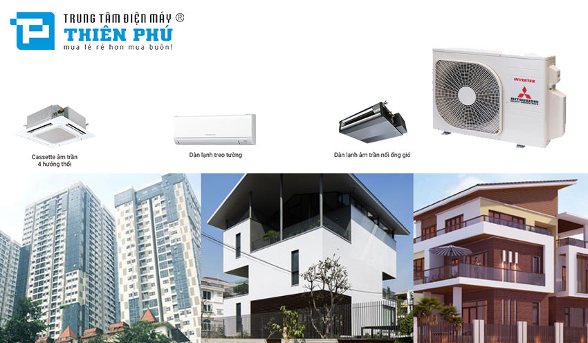 Ai nên mua hệ thống điều hòa multi Mitsubishi inverter SCM100ZM-S?