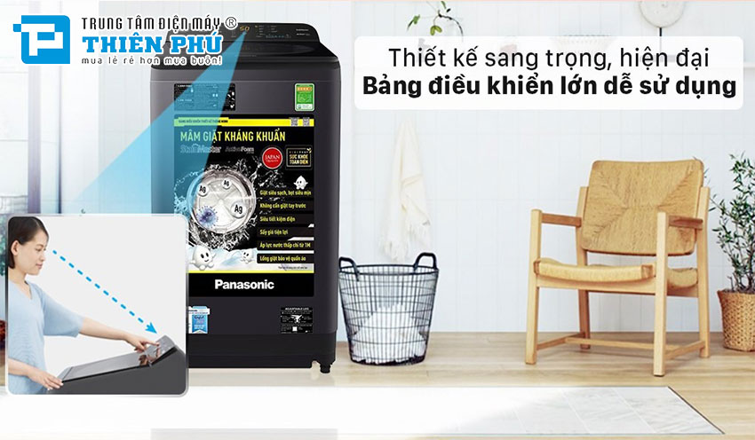 Tận hưởng sự tiện nghi với máy giặt Panasonic 10Kg NA-F100A9DRV