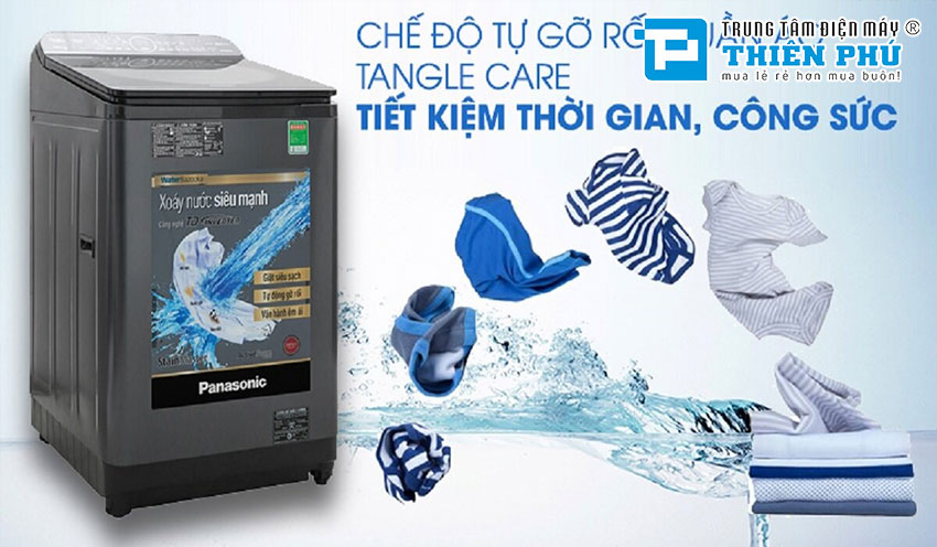 Máy giặt Panasonic Inverter 10.5Kg NA-FD10XR1LV - Đánh bật bất kỳ vết bẩn nào!